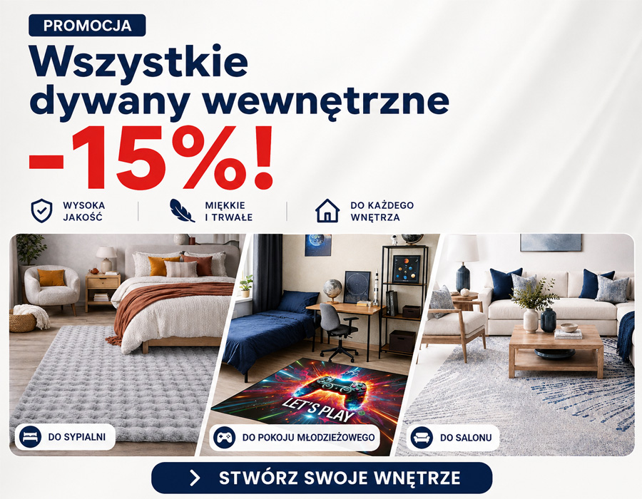 Dywany wewnetrzne 15%